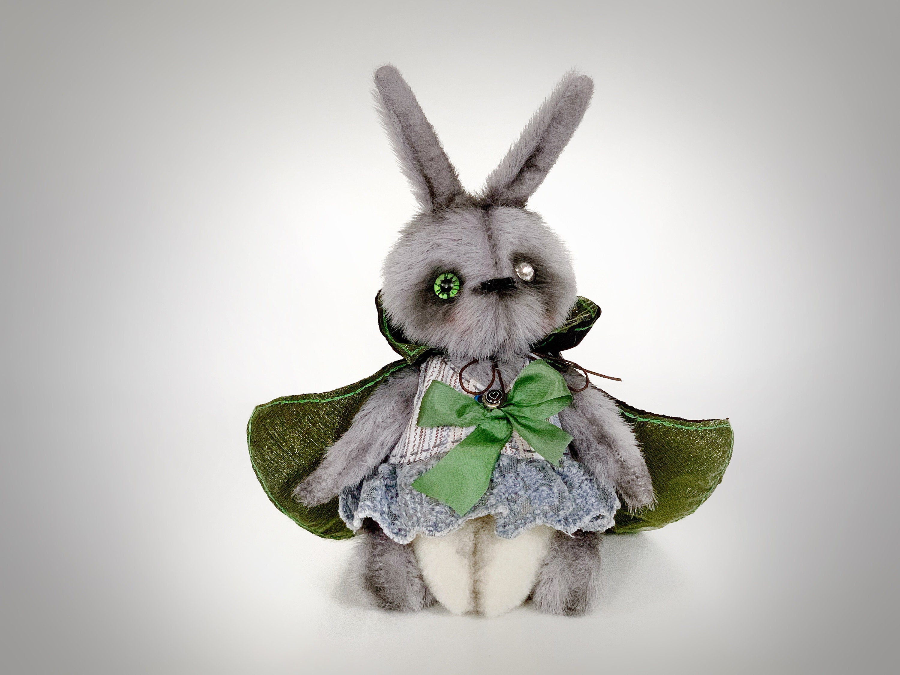 Нorror plush rabbit Vampire creepy doll Scary plush bunny Etsy