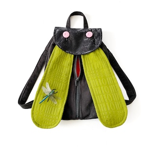 Bug kids backpack sewing pattern Toddler backpack pattern PDF for boy and girl