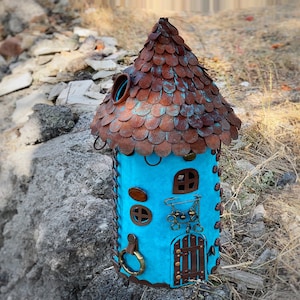 Felt fairy house pattern Gnome house sewing pattern Fabric dollhouse