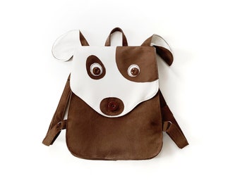 Toddler backpack sewing pattern Dog backpack pattern PDF Kindergarten rucksack