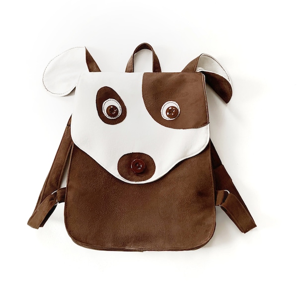 Patrón de costura de mochila para niños pequeños Patrón de mochila para perros PDF Mochila de jardín de infantes