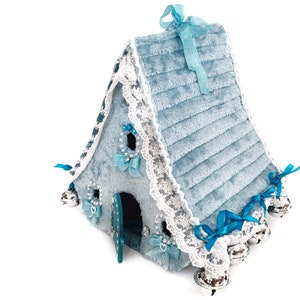 Christmas village felt pattern Putz house Fairy house sewing pattern