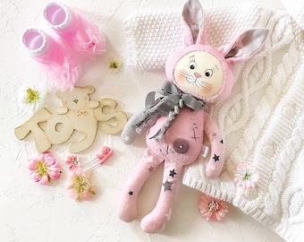 Bambola coniglio personalizzata Coniglietto peluche coniglio peluche animali di peluche per bambino