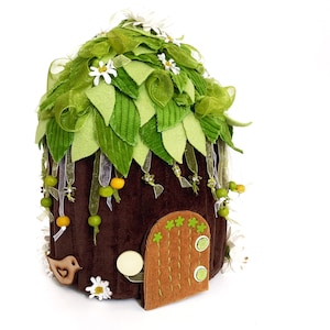 Fairy house sewing pattern, Felt house Montessori toddler toys