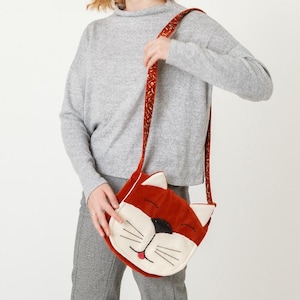 Kids bag squirrel sewing pattern Toddler purse pattern PDF kids messenger bag
