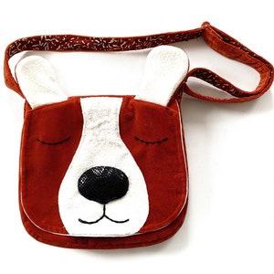 Dog Kids Purse Pattern PDF Kids Messenger Bag Sewing Pattern Etsy