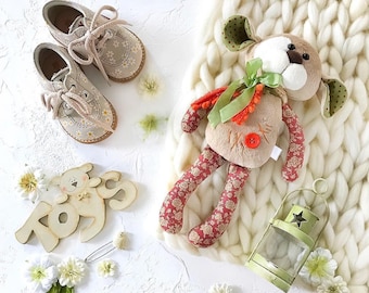 Muñeco de peluche personalizado de cachorro, regalo acogedor para niño y niña