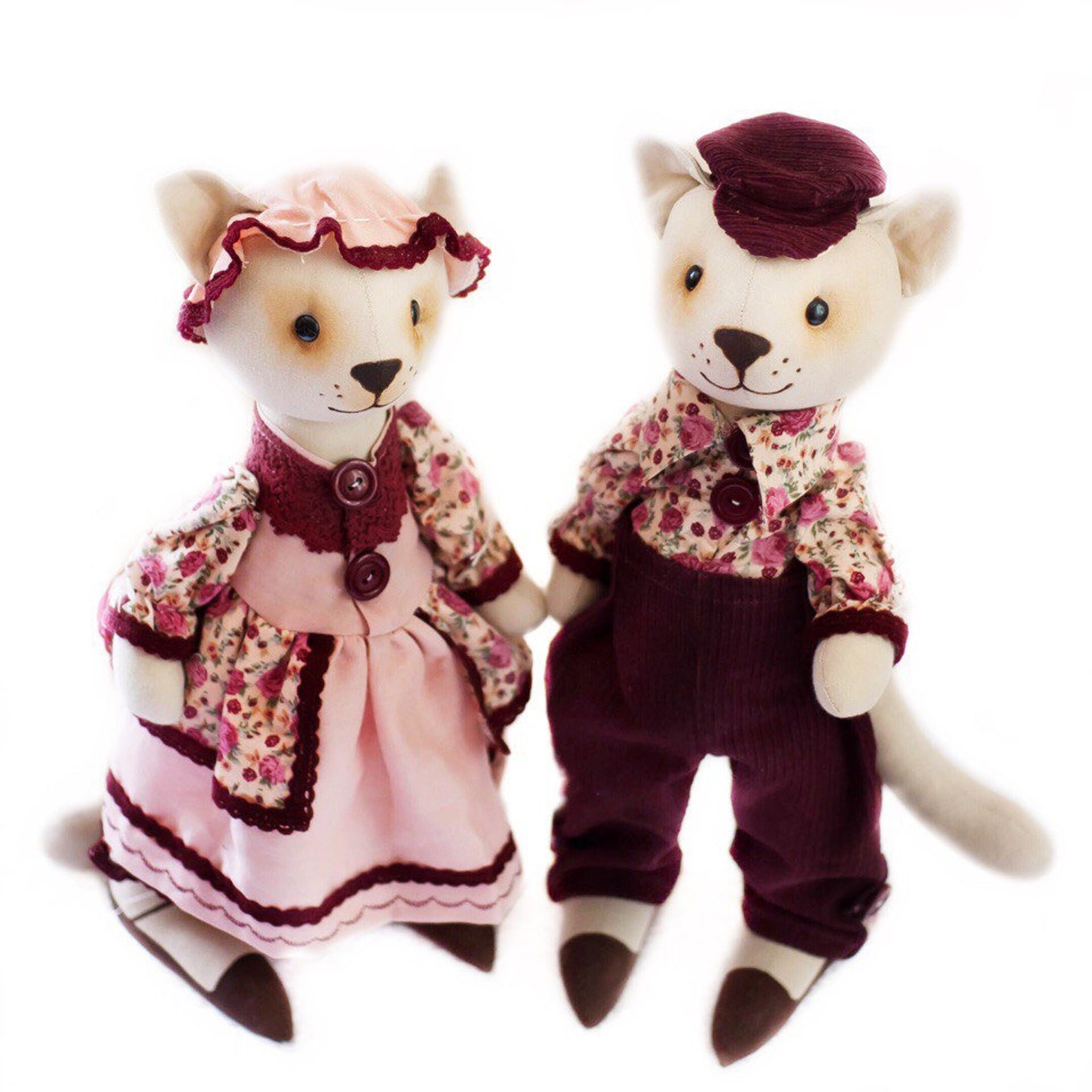 Fabric Cat Pattern PDF Digital Pattern Fabric Doll Cat Pattern Etsy