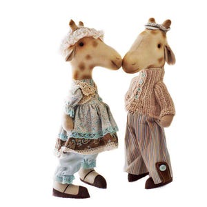 GIRAFFE PATTERN PDF Safari pattern pdf Stuffed Toy Fabric doll pattern Sewing doll instruction giraffe toy Pattern fabric interior toy