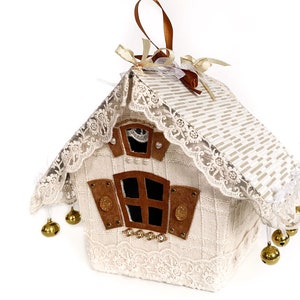 Christmas fairy house pattern PDF felt doll house sewing pattern