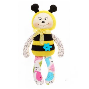 Plush Bee sewing pattern Honeybee pattern PDF plushie sewing pattern