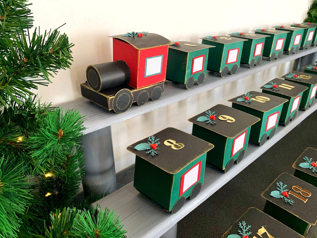 DIY Advent Calendar Kit Countdown to Christmas Train Set Advent