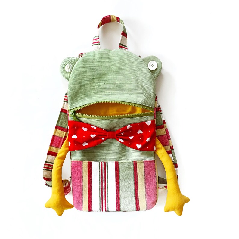 Toddler Backpack PDF Sewing Pattern Funny Monster Mini Etsy