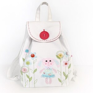 Kit di cucito fai da te per zaino Mini modello di zaino per bambina Zaino per l&#39;asilo nido Bunny