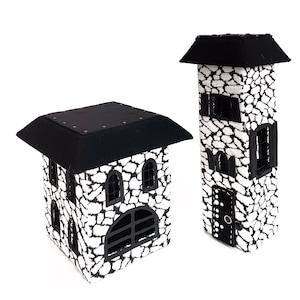 Halloween fairy house Sewing pattern Haunted house