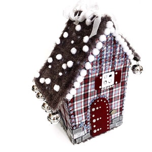 Christmas village Felt house pattern Fairy house sewing pattern PDF