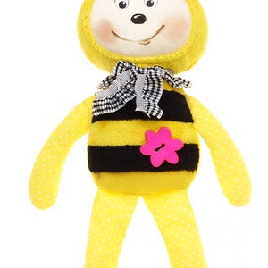 Plush Bee Sewing Pattern Honeybee Pattern PDF Plushie Sewing Pattern - Etsy