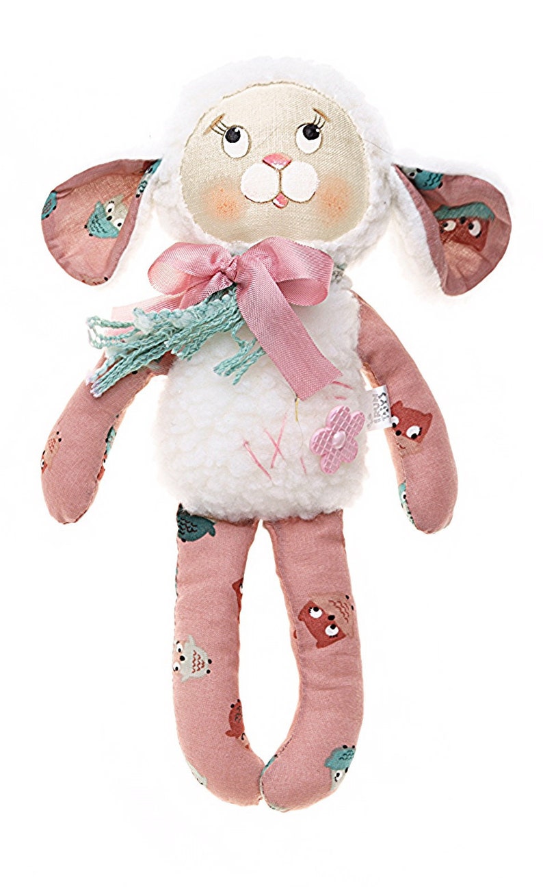 Plush Lamb Sewing Pattern Sheep Stuffed Animal Patterns Lamb Etsy