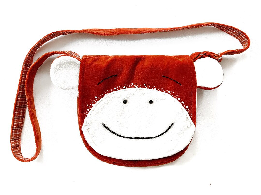 Kids Messenger Bag Sewing Pattern Monkey Kids Purse Pattern PDF Etsy