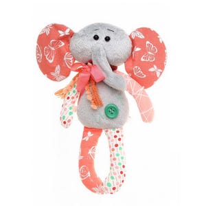 Plush Elephant sewing pattern Soft toy Elephant patterns Plush stuffed animal