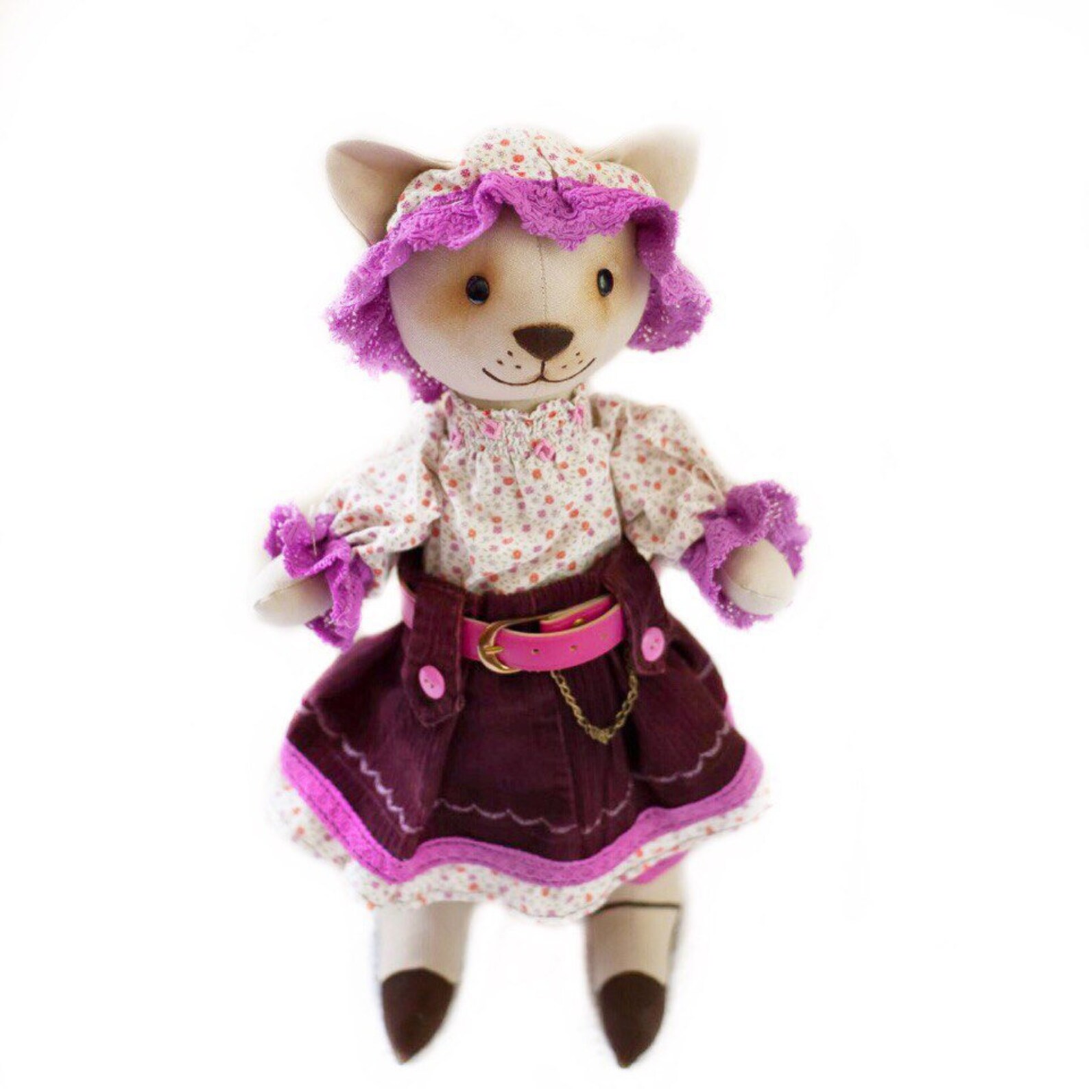 Fabric Cat Pattern PDF Digital Pattern Fabric Doll Cat Pattern Etsy