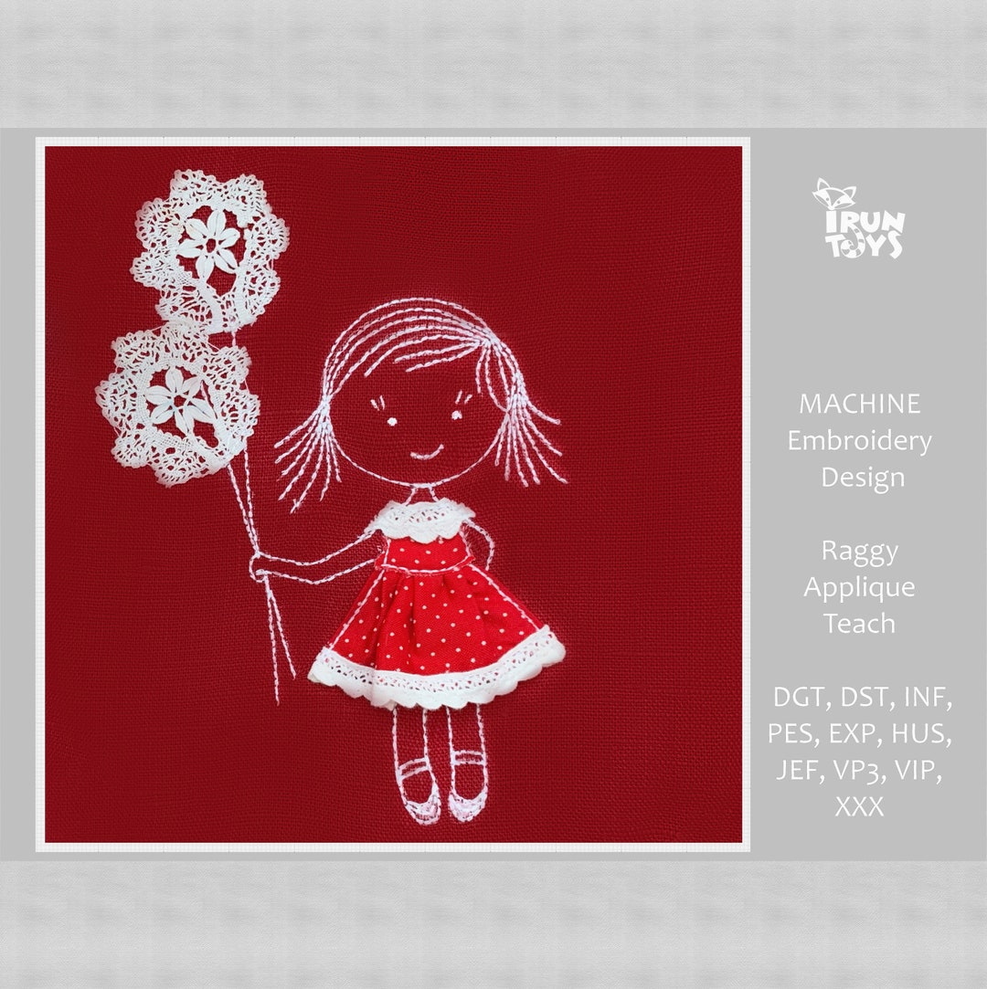 Baby Girl Machine Embroidery Designs For Girls Kids Applique Pattern Etsy