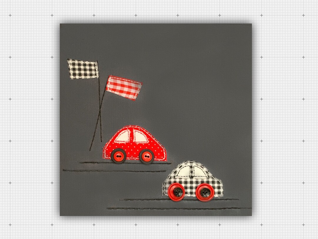 Race Car Embroidery Designs for Boys Children Applique Etsy