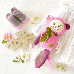 Stuffed mouse plush toy Personalized stuffed animal Plush mouse doll