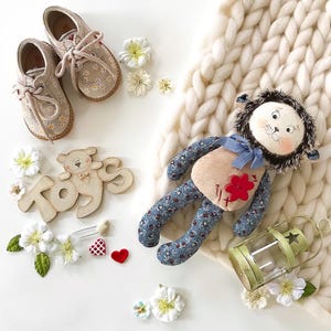 Plush hedgehog doll Personalized stuffed animal Hedgehog gift for toddler boy girl