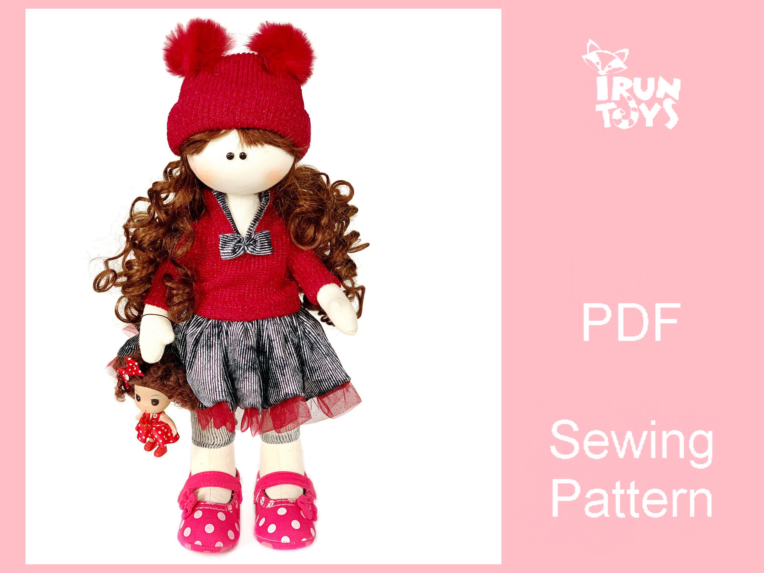 Cloth Doll Pattern PDF Sewing Tutorial PDF Doll Pattern Rag - Etsy