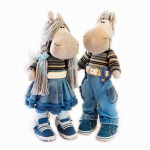 DONKEY PATTERN PDF/ donkey doll pattern pdf/ digital pattern/ Fabric doll pattern/ Sewing doll instruction/ neddy sewing pattern/ donkey toy