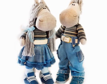 DONKEY PATTERN PDF/ donkey doll pattern pdf/ digital pattern/ Fabric doll pattern/ Sewing doll instruction/ neddy sewing pattern/ donkey toy