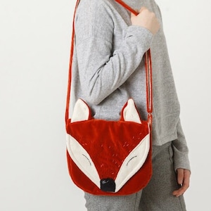Fox kids purse pattern PDF Kids messenger bag sewing pattern