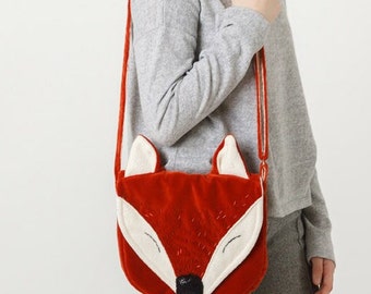 Fox kids purse pattern PDF Kids messenger bag sewing pattern