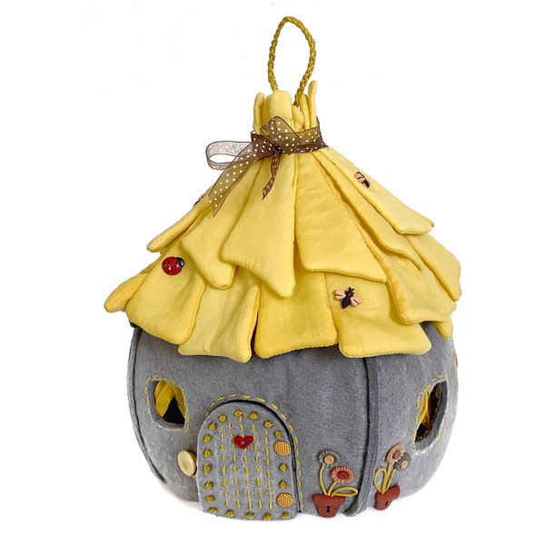 Stay with Ukraine. Stand with Ukraine. Pray for Ukraine.  Bee hive felt house pattern Fairy house Montessori toddler toys