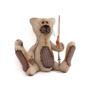 Rag cat pattern PDF  digital pattern Soft toy cat pattern Sewing doll instruction