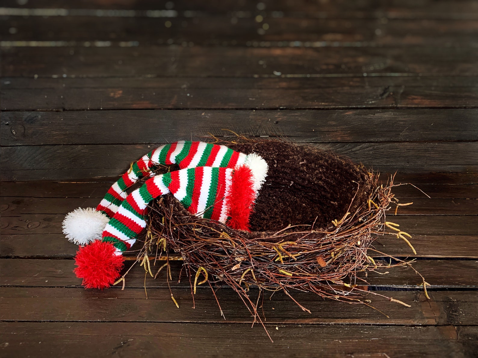 infant santa hat