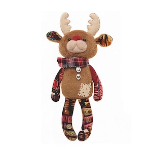 Plush Deer sewing pattern Deer pattern PDF plushie sewing pattern