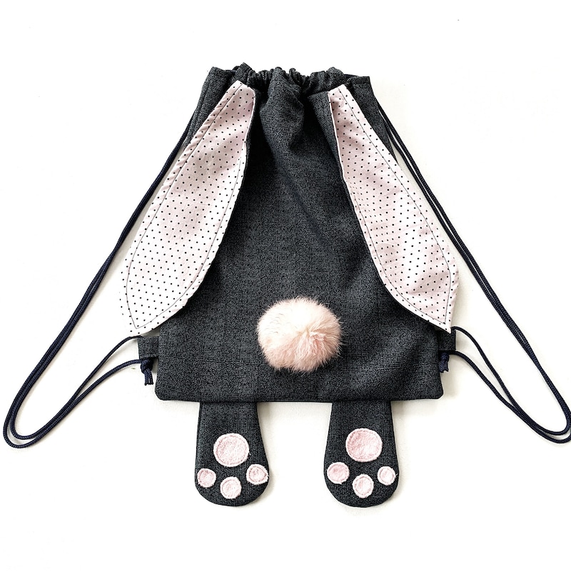 Rabbit Bunny Pattern Print Premium Backpack main image 0