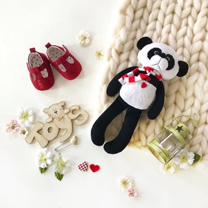 Panda boy eco friendly doll