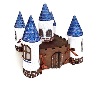Felt house sewing pattern Toy castle Fairy house Montessori toddler toys