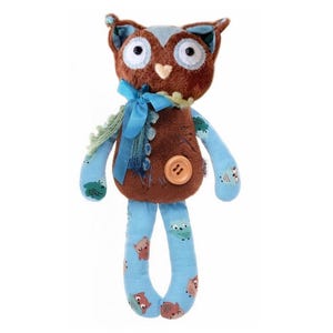Cute Owl sewing pattern Stuffed owl plushie pattern Plush toy pattern PDF