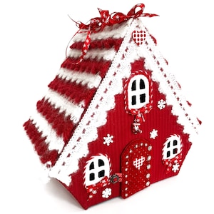 Gingerbread house pattern Christmas village Fairy house PDF pattern
