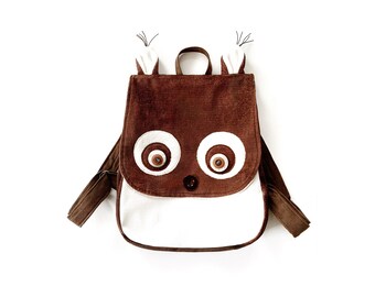 Owl Backpack Sewing Pattern: Toddler Rucksack PDF (Digital Download)