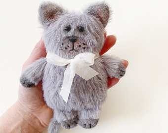 Plush Cat Sewing Pattern: Stuffed Animal Doll PDF (Instant Download)