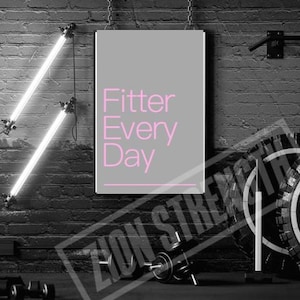 Motivational Gym poster, Fitness Print, Home gym decor, Fitness Printable Wall Art, Dumbbell Print, Minimalist typography, Digital download