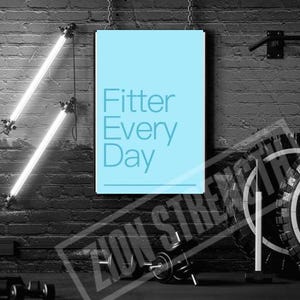 Motivational Gym poster, Fitness Print, Home gym decor, Fitness Printable Wall Art, Dumbbell Print, Minimalist typography, Digital download