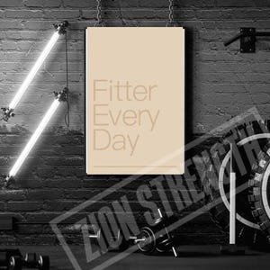 Motivational Gym poster, Fitness Print, Home gym decor, Fitness Printable Wall Art, Dumbbell Print, Minimalist typography, Digital download