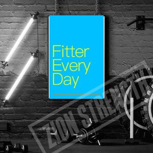 Motivational Gym poster, Fitness Print, Home gym decor, Fitness Printable Wall Art, Dumbbell Print, Minimalist typography, Digital download