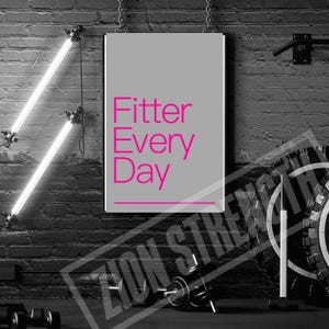 Motivational Gym poster, Fitness Print, Home gym decor, Fitness Printable Wall Art, Dumbbell Print, Minimalist typography, Digital download